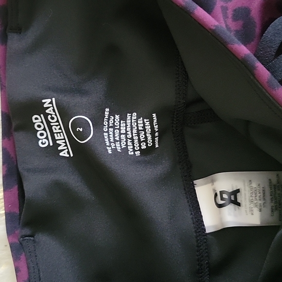 Good American Women’s Ombré Leopard 7/8 Leggings - Picture 3 of 4